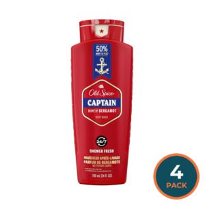 Old Spice Captain Body Wash - 24 oz - 4 Pack