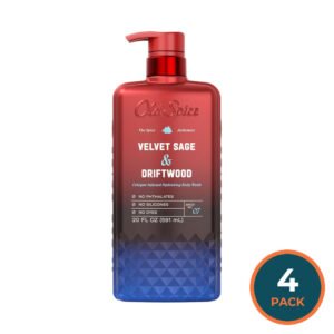 Old Spice Velvet Sage Body Wash - 20 oz - 4 Pack