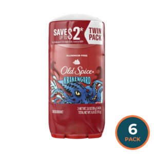 Old Spice Wild Collection Krakengard Deodorant, 3 oz - Twin Pack - 6 Pack