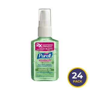 Purell Aloe Hand Sanitizer Gel Pump Bottle - 2 oz - 24 Pack
