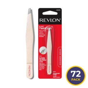 Revlon 4430 Designer Slanted Tweezers - 72 Pack