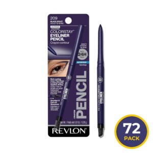 Revlon ColorStay Eyeliner, Black Violet - 72 Pack