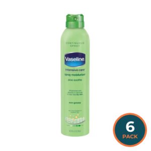 Vaseline Aloe Soothe Spray Moisturizer 6.5 oz - 6 Pack
