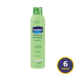 Vaseline Aloe Soothe Spray Moisturizer 6.5 oz - 6 Pack