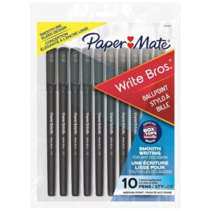Paper Mate Write Bros Black Ballpoint Pens Medium Point - 10 Ct - 72 Pack