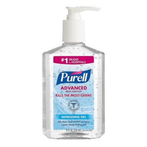 Purell Clear Fresh Hand Sanitizer Pump - 8 oz - 12 Pack