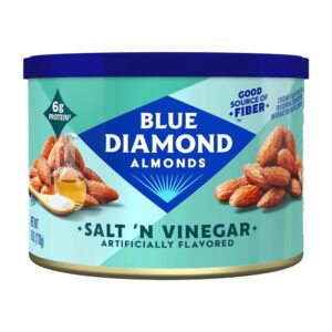 Blue Diamond Bold Salt & Vinegar Almonds - 6 oz - 12 Pack
