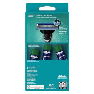 Gillette Mach3 Men’s 3-Blade Razor - 1 Ct - 36 Pack