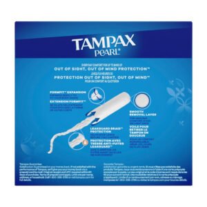 Tampax Pearl Duo Unscented Light / Regular Tampons - 34 Ct - 6 Pack