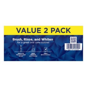 Crest 3D White Advanced Arctic Fresh Toothpaste 3.3 oz - 2 Ct - 6 Pack
