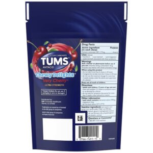 TUMS Chewy Delights Very Cherry Antacid Chews - 32 Ct - 6 Pack