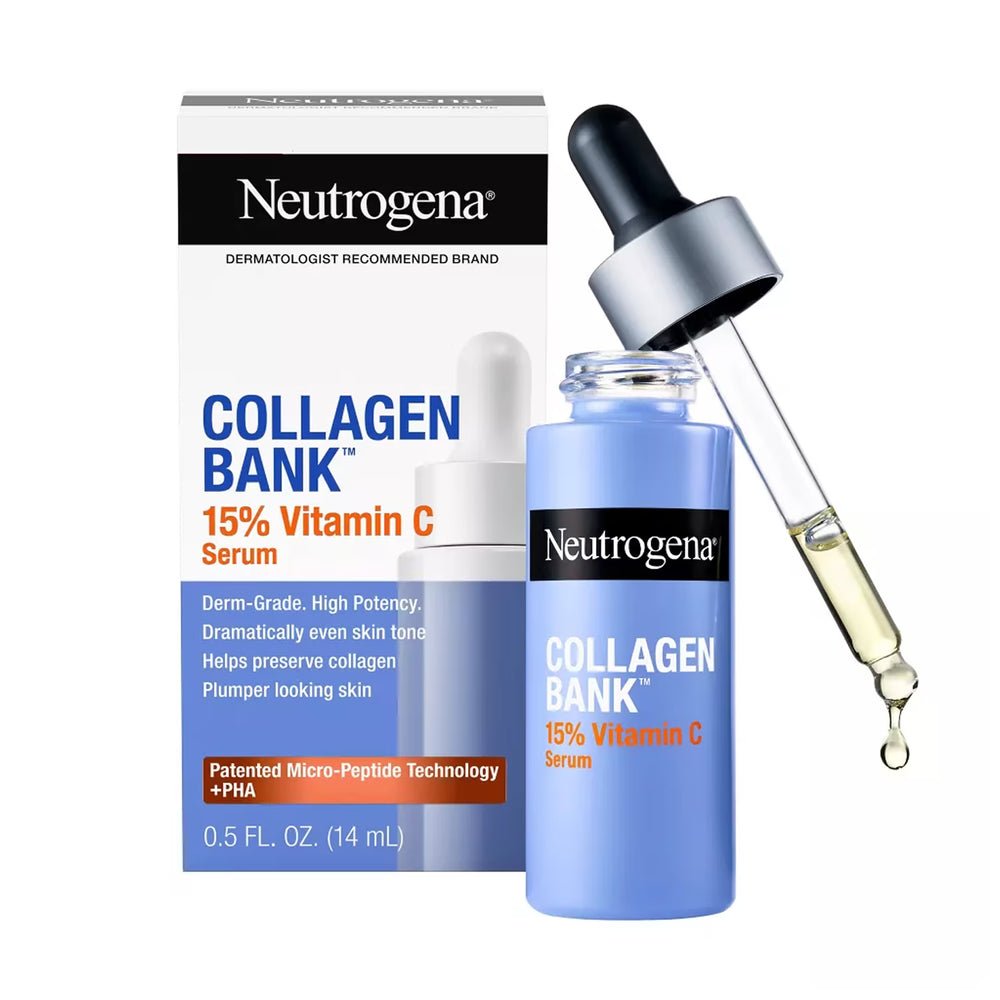 Neutrogena Collagen Bank 15% Vitamin C Serum - 0.5 oz - 12 Pack