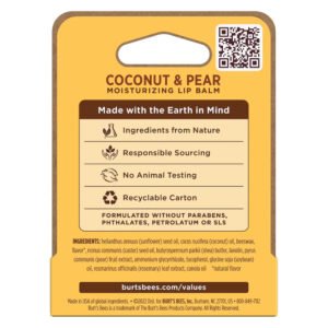 Burt’s Bees Coconut & Pear Lip Balm - 0.15 oz - 48 Pack