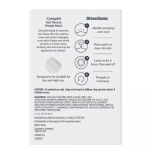 Cetaphil Fast Rescue Acne Pimple Patch - 24 Ct - 12 Pack
