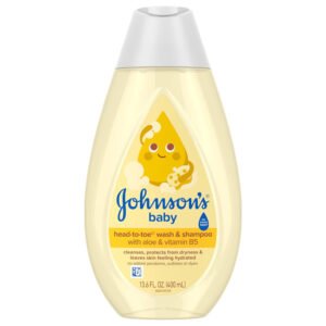 Johnson’s Head-To-Toe Baby Wash & Shampoo with Aloe Vera and Vitamin B5 - 13.6 oz - 24 Pack