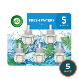 Air Wick Fresh Waters Scented Oil 5 Refill Pack, 3.38 fl oz - 5 Pack