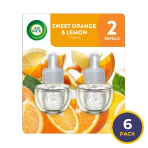 Air Wick Sweet Orange Scented Oil Refill Twin - 6 Pack