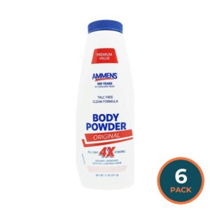 Ammens Talc-Free Medicated Original Powder 11 oz - 6 Pack