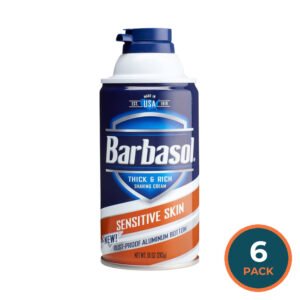 Barbasol Sensitive Skin Men’s Foam Shaving Cream - 10 oz - 6 Pack