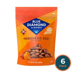 Blue Diamond Bold Habanero BBQ Almonds - 16 oz - 6 Pack