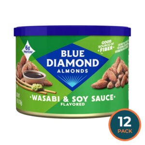 Blue Diamond Bold Wasabi & Soy Sauce Almonds - 6 oz - 12 Pack
