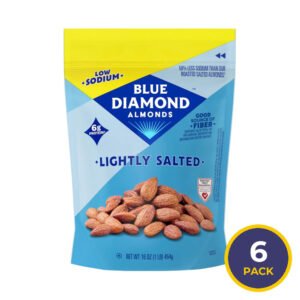 Blue Diamond Lightly Salted Almonds - 16 oz - 6 Pack