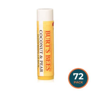 Burt’s Bees Coconut & Pear Lip Balm, 0.15 oz - 72 Pack