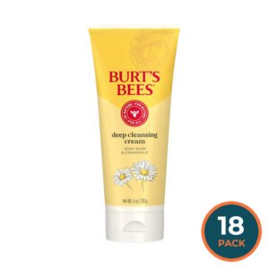 Burt’s Bees Deep Cleansing Cream Facial Cleanser - 6 oz - 18 Pack