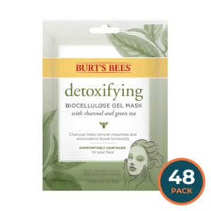 Burt’s Bees Detoxifying Biocellulose Gel Mask Green Tea - 48 Pack
