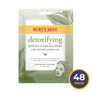 Burt’s Bees Detoxifying Biocellulose Gel Mask Green Tea - 48 Pack