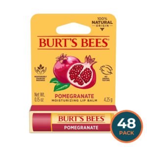 Burt’s Bees Pomegranate Lip Balm 0.15 oz Blister Pack - 48 Pack