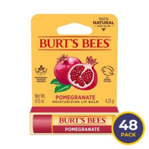 Burt’s Bees Pomegranate Lip Balm 0.15 oz Blister Pack - 48 Pack