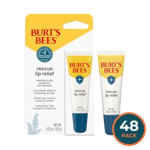 Burt’s Bees Rescue Lip Relief Squeeze Tube - 0.35 oz - 48 Pack