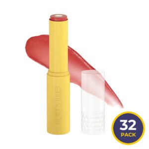 Burt’s Bees Rose Knows Tinted Boosted Lip Balm - 0.16 oz - 32 Pack