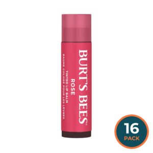 Burt’s Bees Rose Tinted Lip Balm - 0.15 oz - 16 Pack