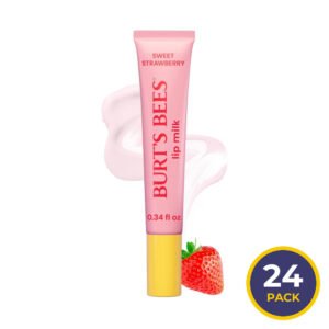 Burt’s Bees Sweet Strawberry Lip Milk, 0.34 oz - 24 Pack