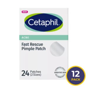 Cetaphil Fast Rescue Acne Pimple Patch - 24 Ct - 12 Pack
