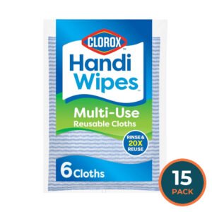 Clorox Handi-Wipes Multi-Purpose Reusable Cleaning Wipes - 6 Ct - 15 Pack