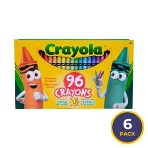 Crayola - Color Crayons Solar Power - 96 Ct - 6 Pack