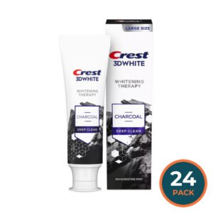 Crest 3D White Deep Clean Charcoal Toothpaste - 4.6 oz - 24 Pack
