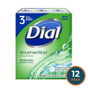 Dial Mountain Fresh Bar Soap, 4 oz - 3 Ct - 12 Pack