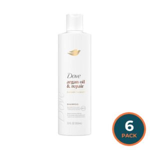 Dove Argan Oil & Repair Shampoo with Bio-Protein Care - 12 oz - 6 Pack