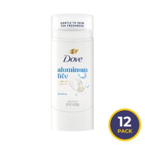 Dove Sensitive Aluminum-Free Deodorant - 2.4 oz - 12 Pack