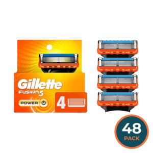 Gillette Fusion5 Power Razor Blade Refills - 4 Ct - 48 Pack