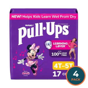 Huggies Pull-Ups Girls Training Underwear 4T–5T - 17 Ct - 4 Pack