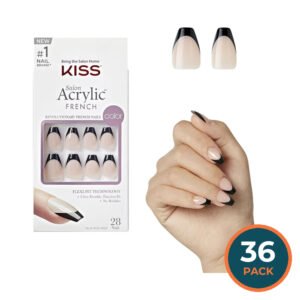 KISS Salon Acrylic Flame French Press-On Nails - 28 Ct - 36 Pack