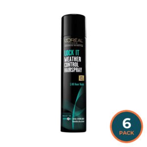 L'Oréal Paris Advanced Hairstyle Lock It Weather Control Hairspray - 8.25 oz - 6 Pack