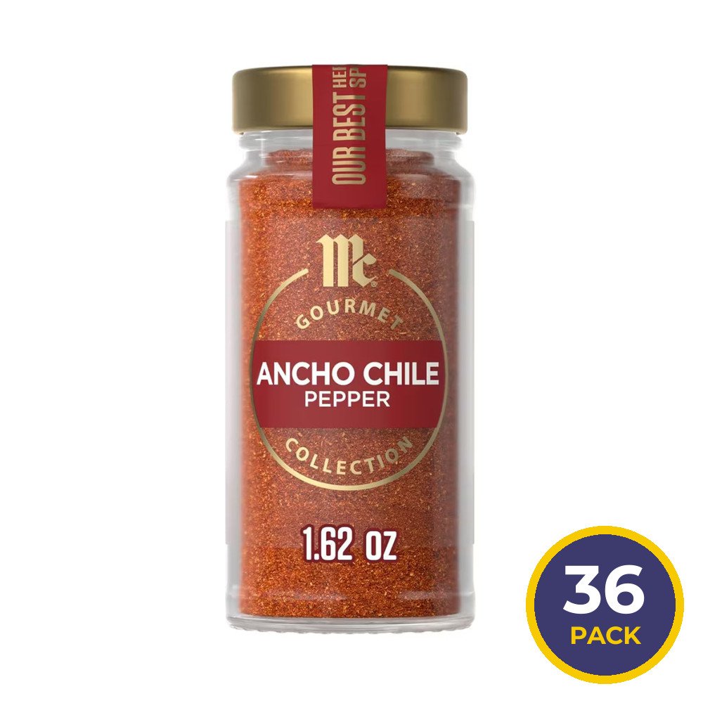 McCormick Gourmet Ancho Chile Pepper - 1.6 oz - 36 Pack
