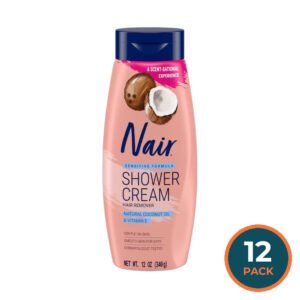Nair Shower Power Sensitive Formula Hair Remover Cream - 12 oz - 12 Pack