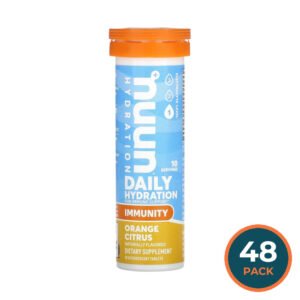 Nuun Hydrate Immune Orange Hydration Tablets - 10 Ct - 48 Pack